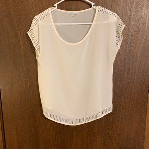 Off white see through shirt